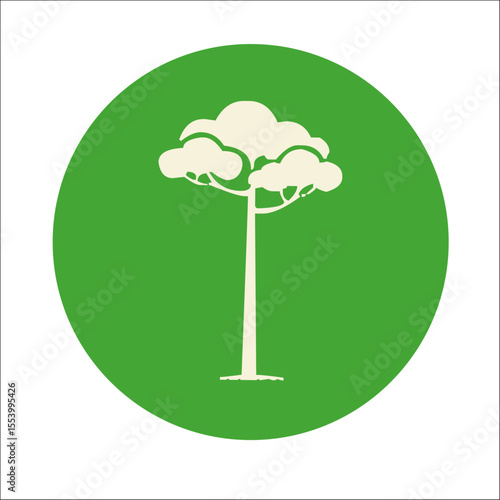 ÁRBOL TREE ÁRBOL DE LA VIDA PINO VERDE NATURALEZA ÍCONO LOGO