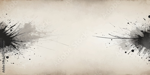 Abstract grunge background with aged brown paper texture and stained concrete wall pattern