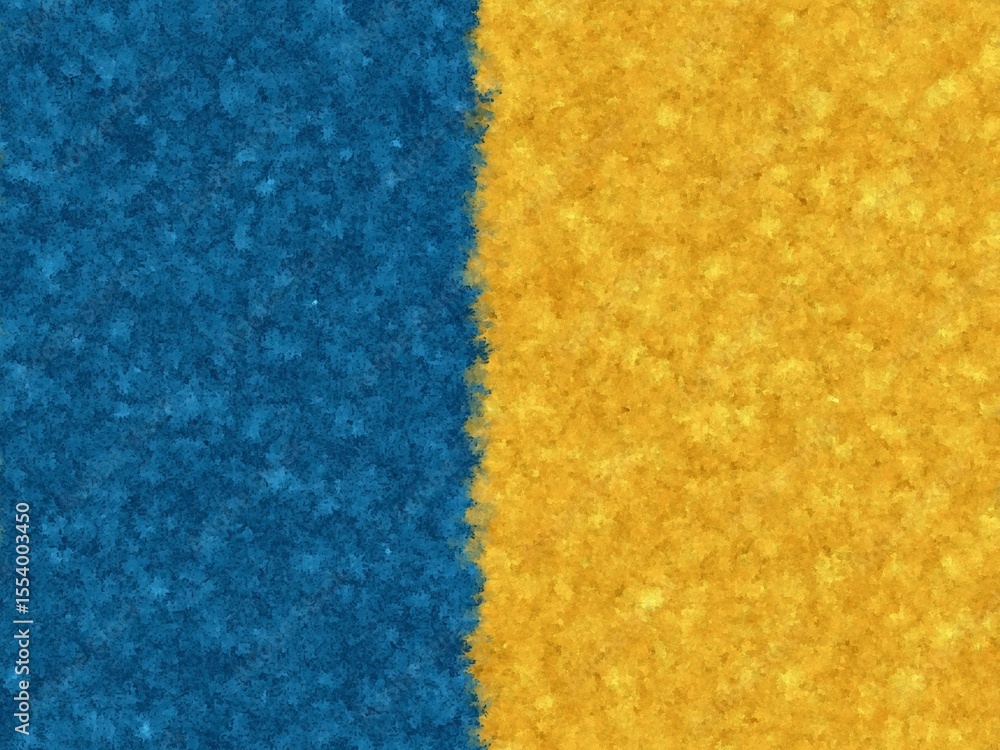 Fototapeta premium Abstract textured background with a split design featuring blue and gold tones; perfect for website headers, social media, or print projects.