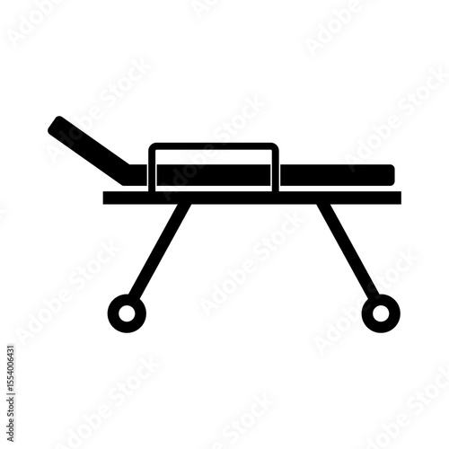 stretcher icon isolated sign symbol, trendy style illustration for web and app..eps