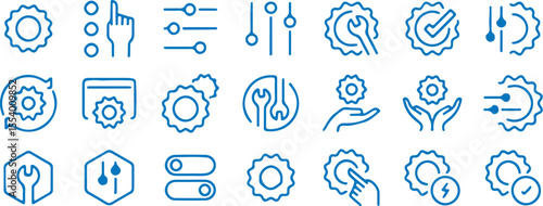 Setting icon design 