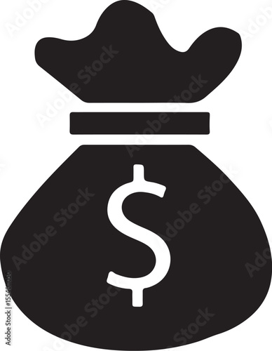 Dollar sign vector icon for finance money and business illustration