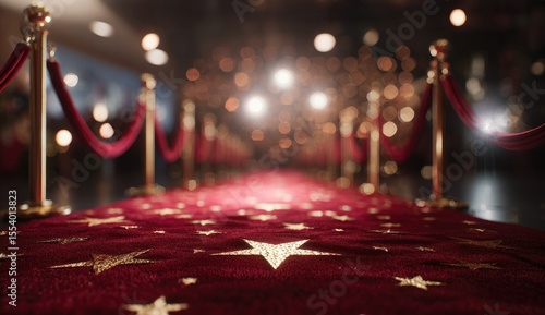 Red carpet, stars, spotlights, gala