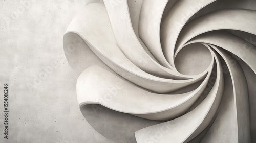 Abstract spiral design on a textured surface.