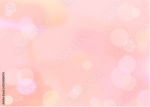 ピンクの水玉グラデーション 背景壁紙素材のイラスト