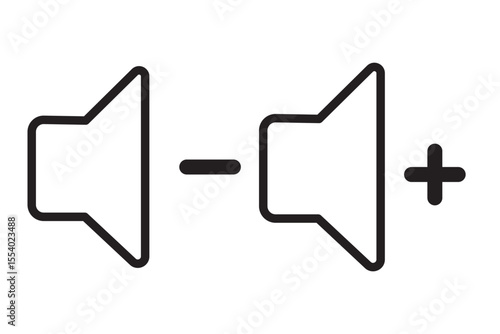 up down volume icon eps 10 file