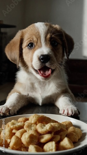 Puppy Eating