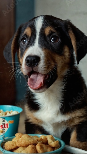 Puppy Eating