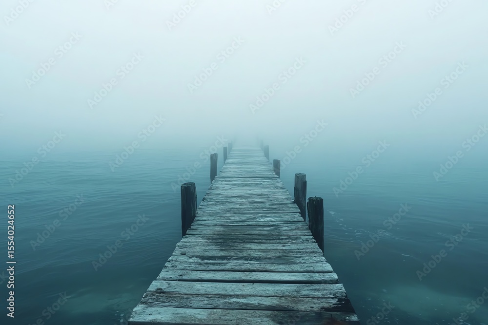 Obraz premium pier on the sea