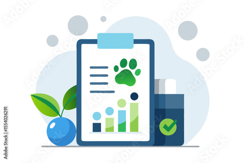 carbon footprint report eco print data icon