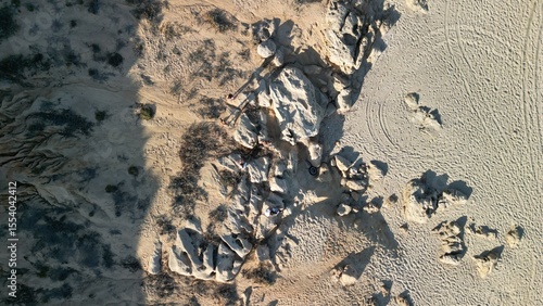 PLAYA, DRON, DESIERTO, NATURALEZA, PAISAJES