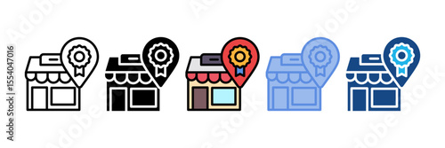 Brand Positioning Icon Element For Design