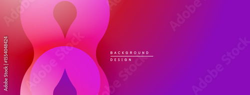 Abstract gradient background. Pink, purple hues blend smoothly. Modern design element for digital projects. Minimalist aesthetic.