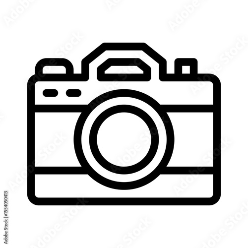 camera line icon