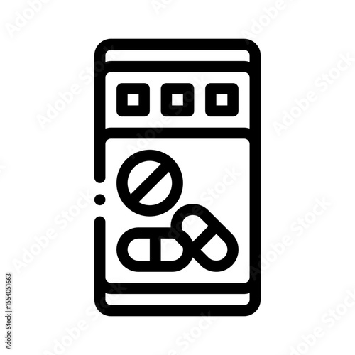 telemedicine line icon