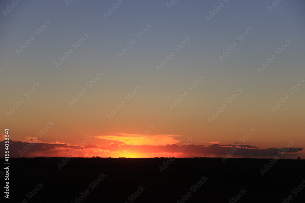 Fototapeta premium Just a Prairie Sunset