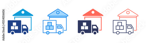 Supplier icon sheet multiple style collection