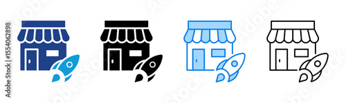Start Up icon sheet multiple style collection