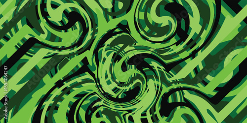 Black and Green liquify background and backdrop