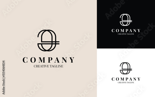 Minimalist letter Q logo design for your business. Monogram luxury logo