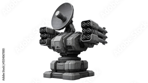 Wallpaper Mural Isometric Naval Close-In Weapon System (CIWS) PNG Torontodigital.ca