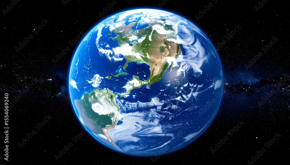 Obraz premium Earth from space