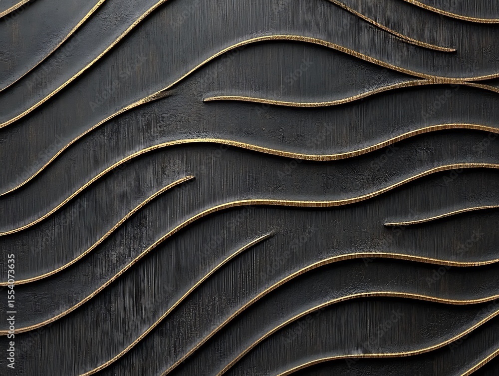 Obraz premium Ebony Flow