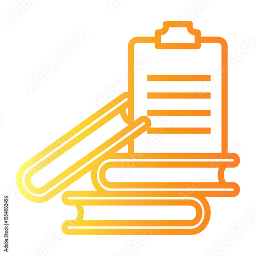 execution Line Gradient Icon