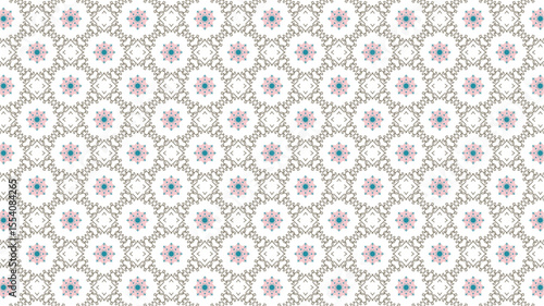 Modern floral authentic Seamless Pattern for home textile and fashion.