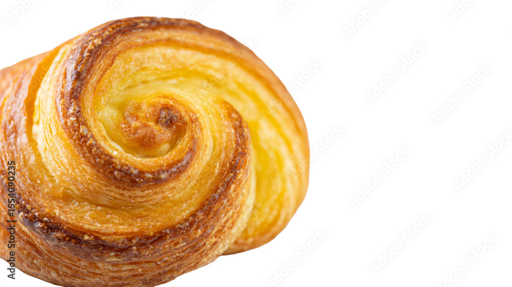 Obraz premium a close up of a pastry on a white surface