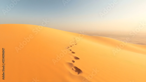 Fototapeta Naklejka Na Ścianę i Meble -  footprints in the sand