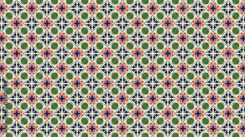 Modern floral authentic Seamless Pattern for home textile and fashion.