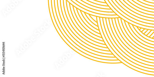 Pasta background, spaghetti abstract geometric pattern. Macaroni yellow poster.