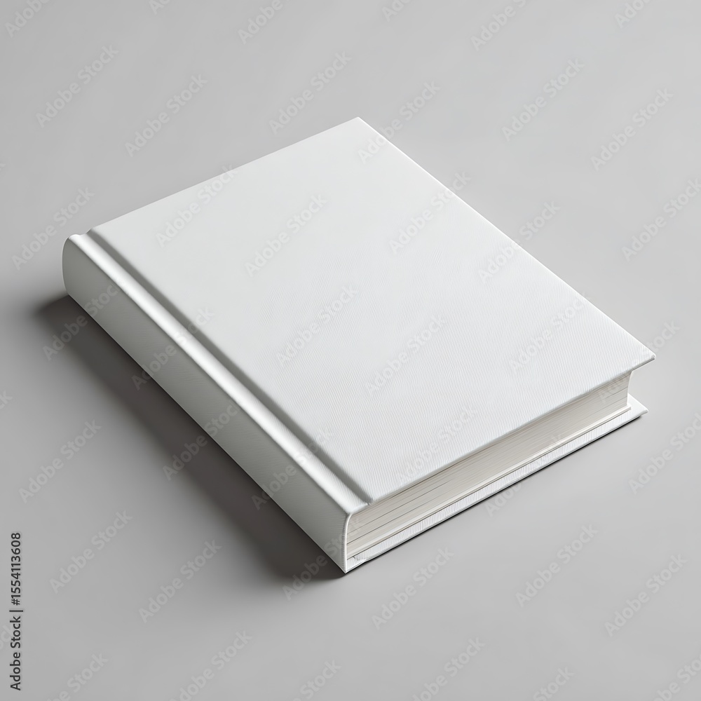 Open Blank Book or Magazine Mockup on a Grey Background Open Blank Book or Magazine Mockup on a Grey Background