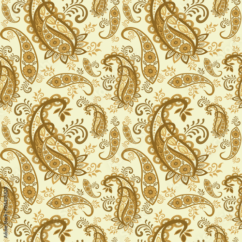 elegant paisley pattern for wallpaper background and textile beautiful paisley originated in persia and paisley is popular in Iran india scotland this paisley design is good for dress shawl scarf rida
