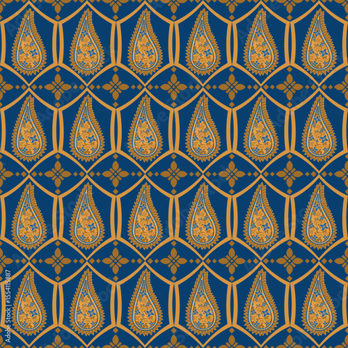 elegant paisley pattern for wallpaper background and textile beautiful paisley originated in persia and paisley is popular in Iran india scotland this paisley design is good for dress shawl scarf rida