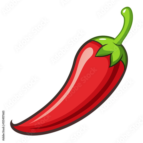 Red papper vector 