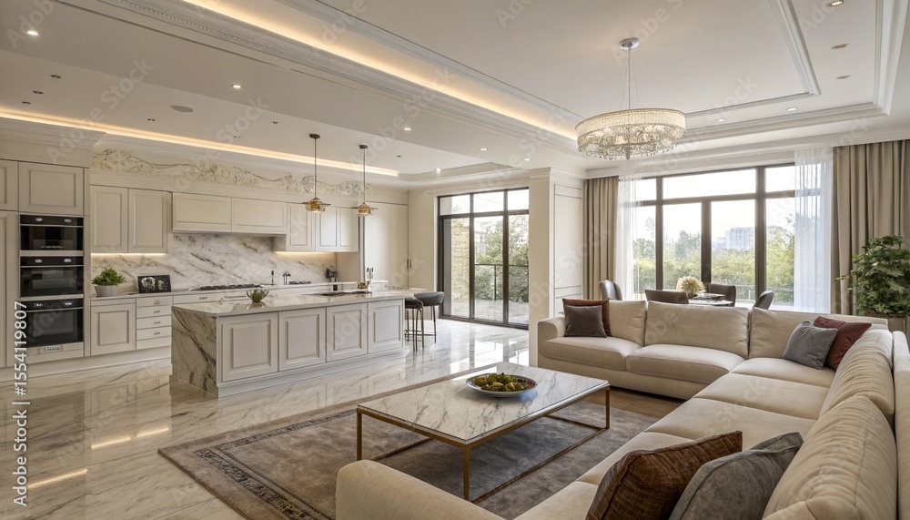 Fototapeta premium modern living room