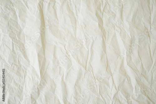 Wallpaper Mural Abstract Light Beige Wrinkled Paper Texture Background with Subtle Shadows and Creases Torontodigital.ca