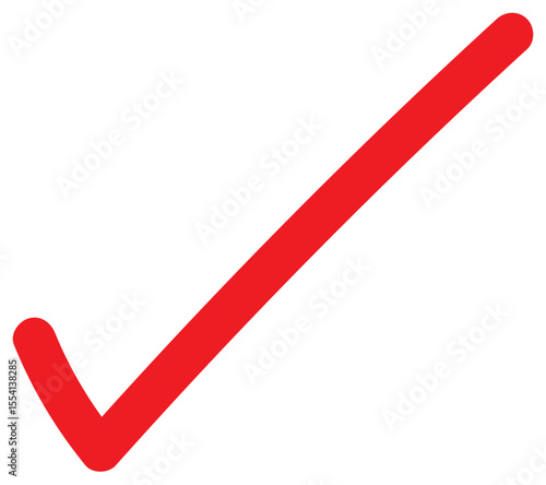 Handwritten X mark. Vector. Simple mark, icon. red. X. Mistake. Peke. Correct. Checked.