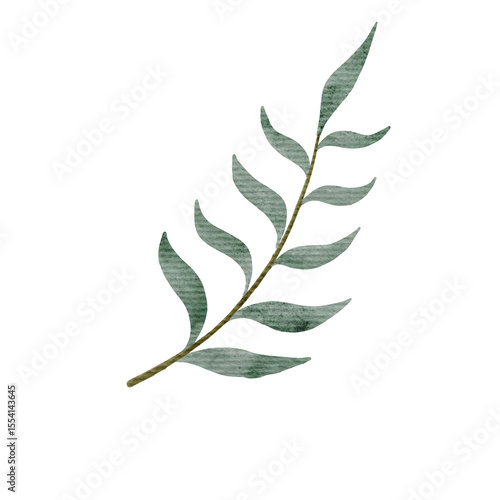 Watercolor Leaf