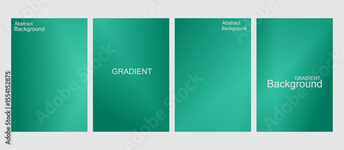 Abstract Background Green Gradient, for Presentation and Design, Studio showroom product base, Fashion stage show mockup scene. Vector illustration