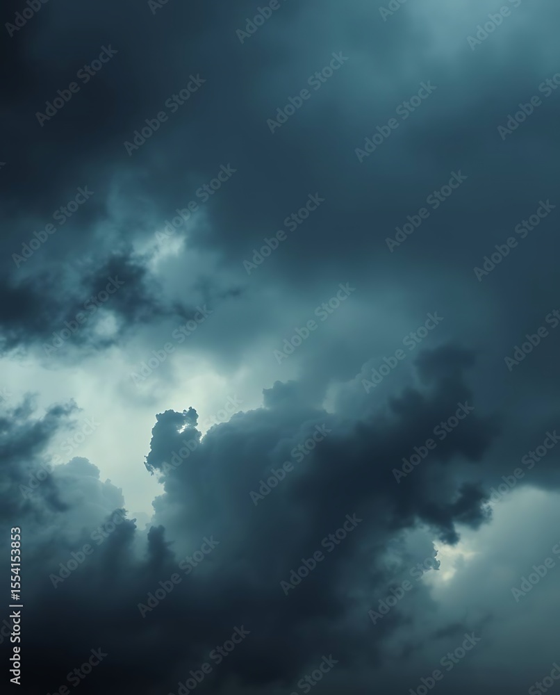 Obraz premium Ominous cloudscape showing the beauty of nature's atmospheric shifts