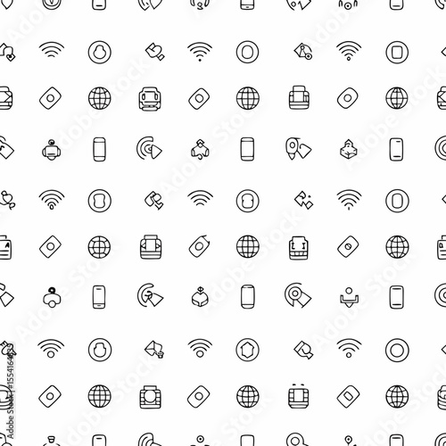 contactless payment icons            