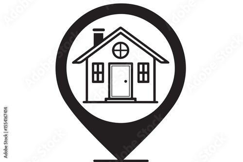 home location pin icon
