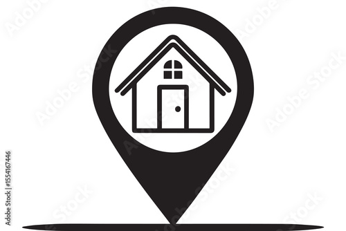 home location pin icon
