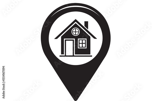 home location pin icon
