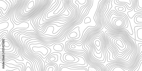 Abstract Topographic background. Geographic line map. Wavy pattern design. Paper texture imitation of a geographical map shades. Vector illustration. 
