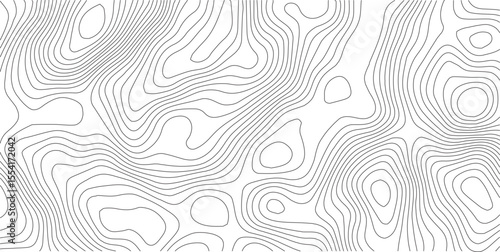 Abstract Topographic background. Geographic line map. Wavy pattern design. Paper texture imitation of a geographical map shades. Vector illustration. 
