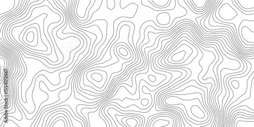 Abstract Topographic background. Geographic line map. Wavy pattern design. Paper texture imitation of a geographical map shades. Vector illustration. 
